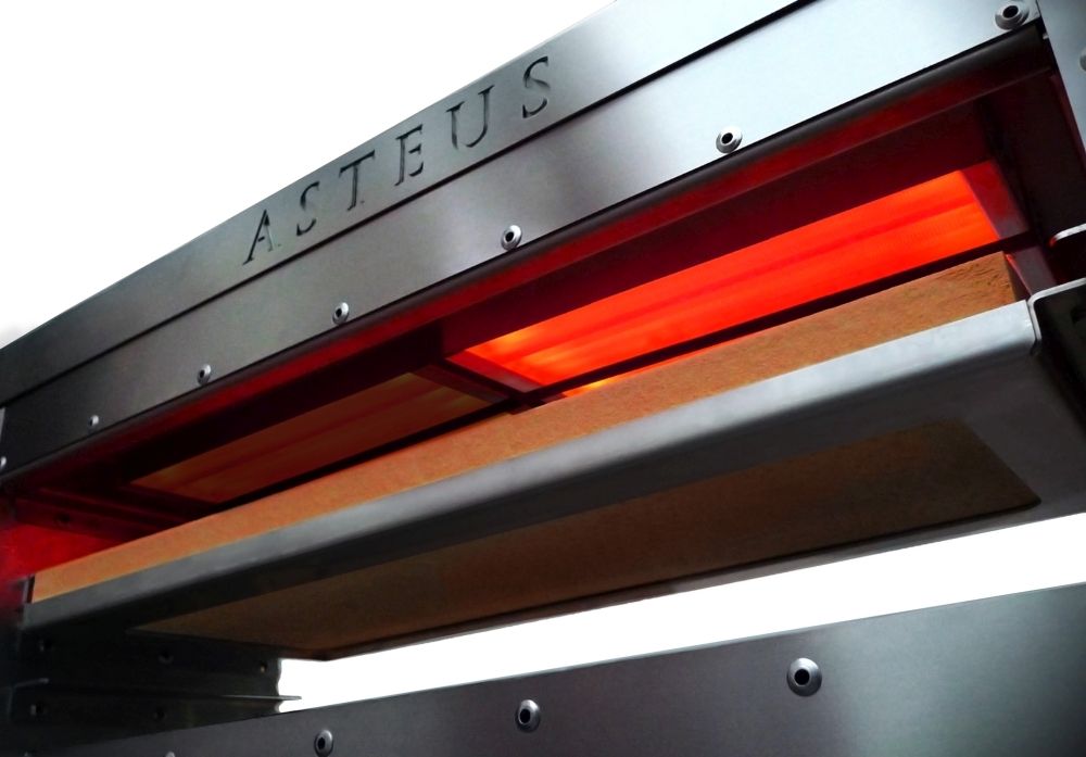 Infrarotbrenner des Asteus Steakers