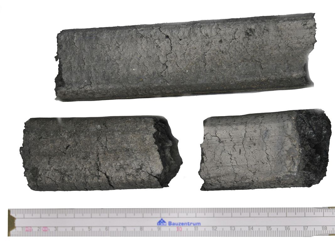 Die Briketts sind bis zu 15cm lang