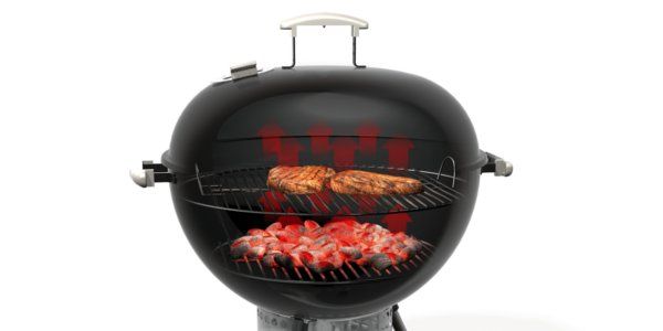 Backofeneffekt beim Grillen mit Deckel