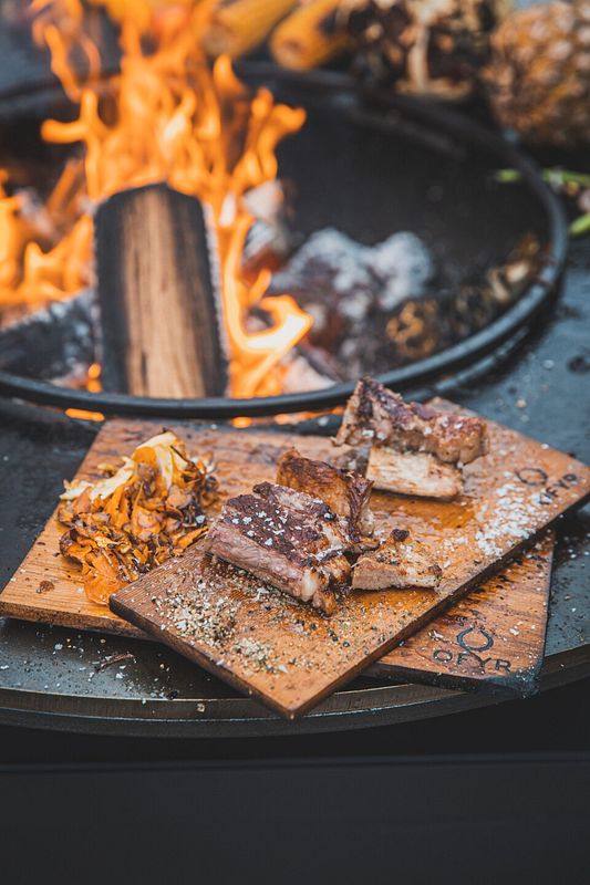Selbstverständlich darf neben all dem leckeren Gemüse auch das Grillfleisch nicht fehlen!