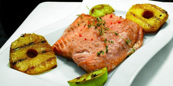 Lachsseite mit Limetten-Ingwer-Marinade