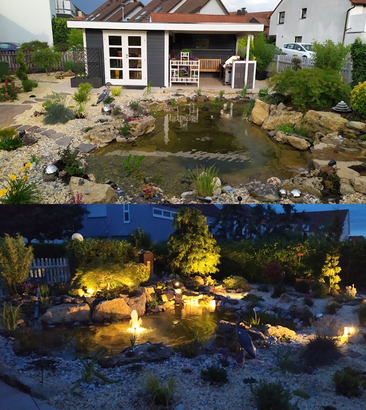 Gartenhaus + Teichanlage Content Bild Gartenhaus + Teichanlage Content Bild