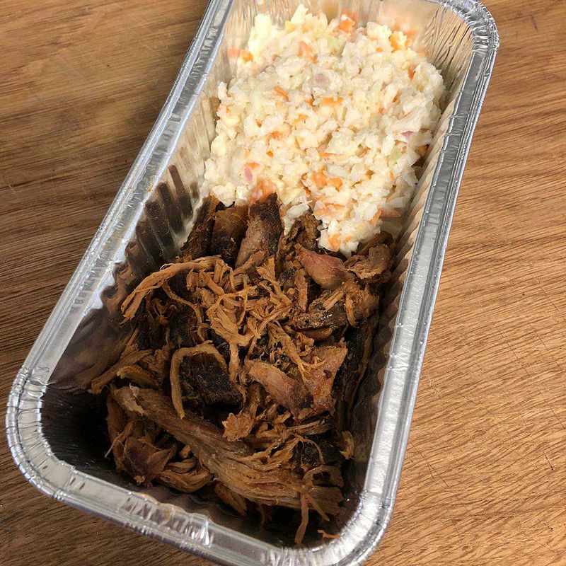 Genussfertig serviert: das Pulled Pork und Cole Slaw ist ein echter Hit!
