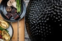 Vorschaubild Yakiniku Kamado Keramikgrill XLARGE Set inkl. Gestell + Rollen + Seitentische
