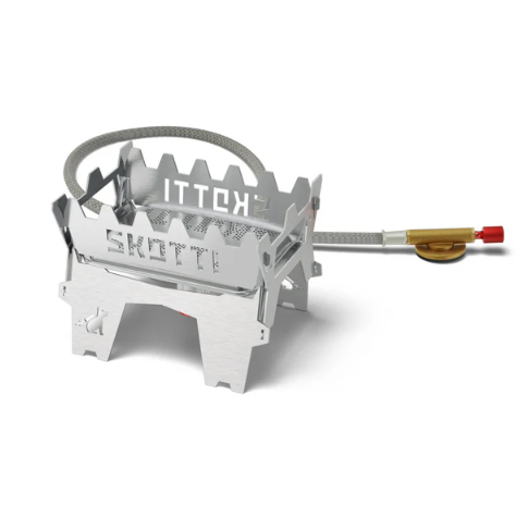 SKOTTI BOOSTER faltbarer Edelstahl Gasgrill - Campingkocher