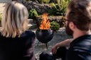 Vorschaubild höfats MOON 45 All Black Feuerschale mit niedrigem Fuß
