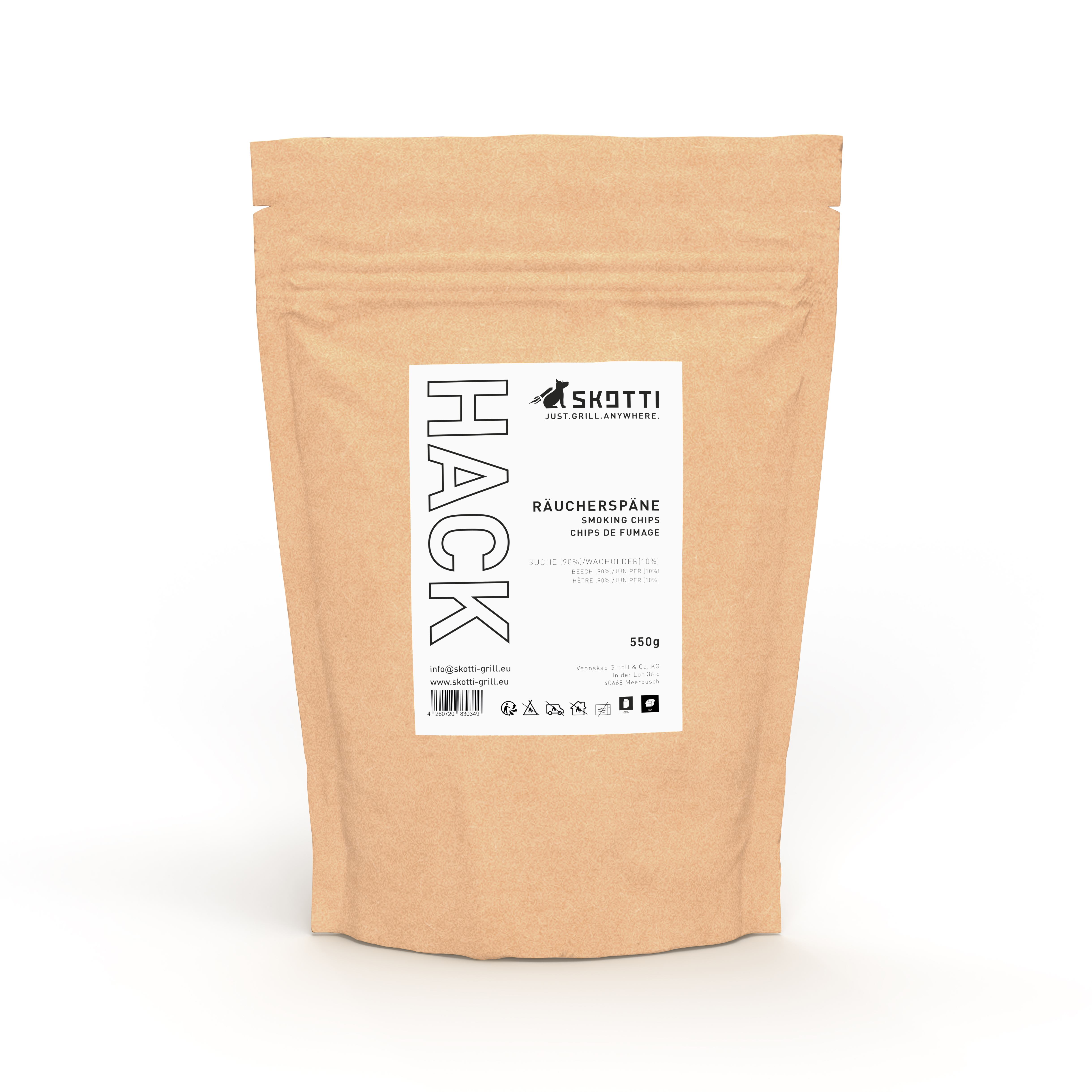 SKOTTI HACK Räucherspäne
