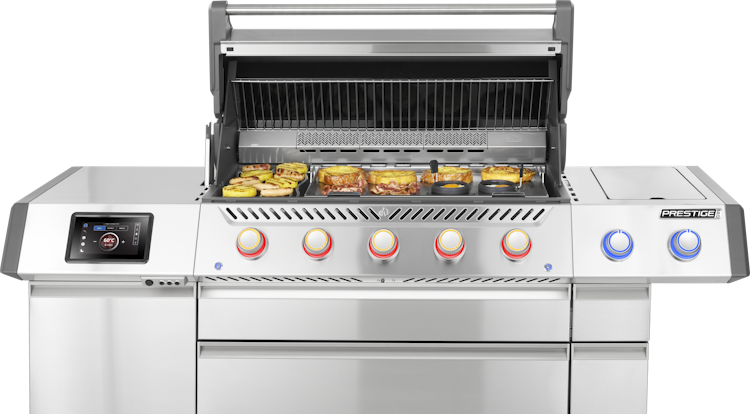 Napoleon Prestige PRO 665, Connected, Edelstahl, inkl. Drehspieß