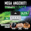 Vorschaubild Broil King Einbau-Gasgrill REGAL 420 inkl. Schutzhülle, Pizzastein-Set und Pizzaschneider
