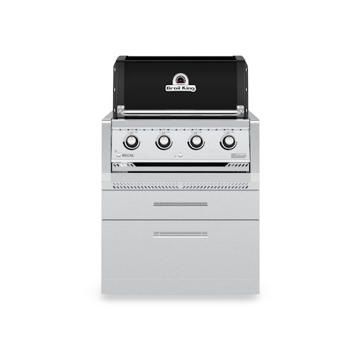 Broil King Einbau-Gasgrill REGAL 420 inkl. Schutzhülle, Pizzastein-Set und Pizzaschneider
