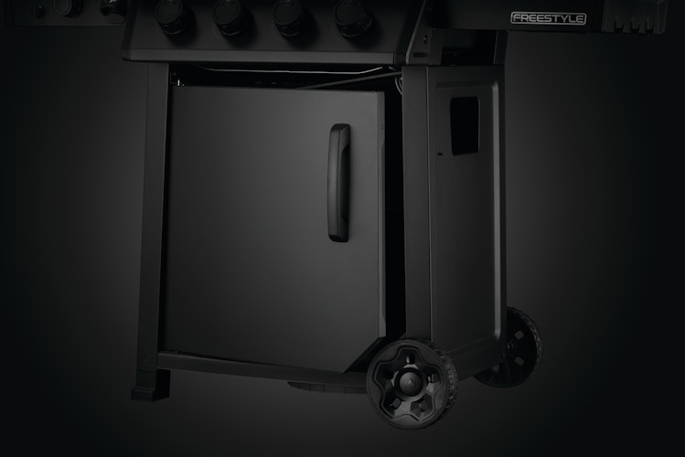 NAPOLEON Gasgrill PHANTOM FREESTYLE 425, mit Edelstahl Rosten und Tür, Satinschwarz