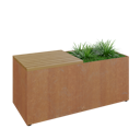 Vorschaubild OFYR Gartenbank Herb Garden Bench Corten