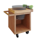 Vorschaubild OFYR Kamado Table Corten 65 PRO Teakholz BGE