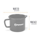 Vorschaubild Petromax Emaille Milchtopf