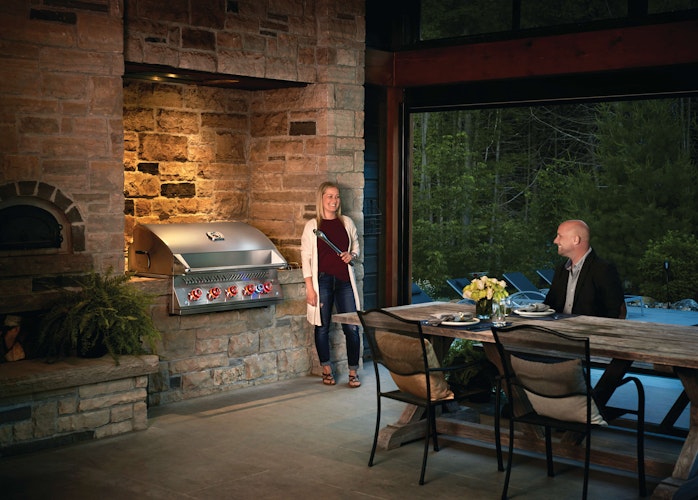 NAPOLEON Einbau-Gasgrill 700-Series 38", Edelstahl inkl. Drehspieß - Restposten