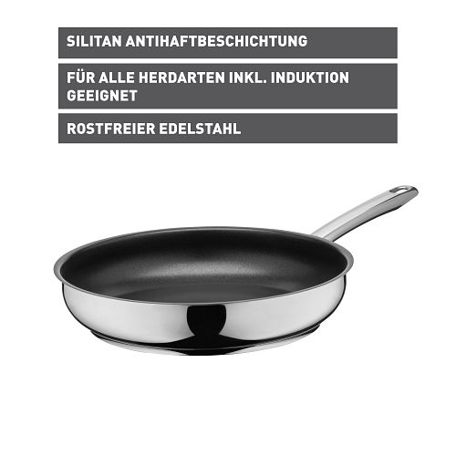 Silit Stielpfanne Ø 20 cm mit Edelstahlgriff Calabria