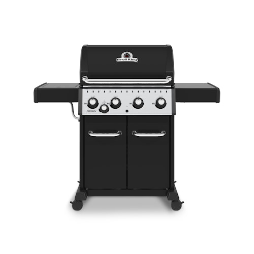 Broil King Gasgrill CROWN 440 inkl. Schutzhülle, Gussplatte und Grillzange
