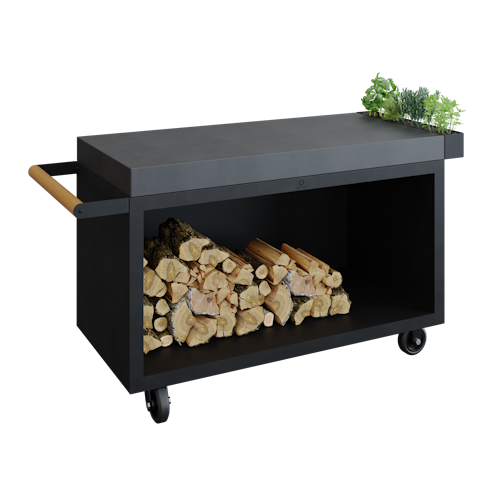 OFYR Mise en Place Table Black 135 PRO Keramik Dunkelgrau