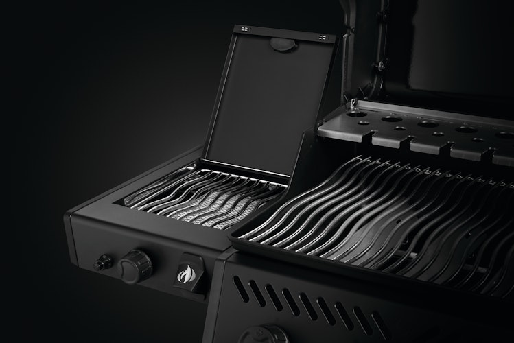 NAPOLEON Gasgrill PHANTOM FREESTYLE 425, mit Edelstahl Rosten und Tür, Satinschwarz