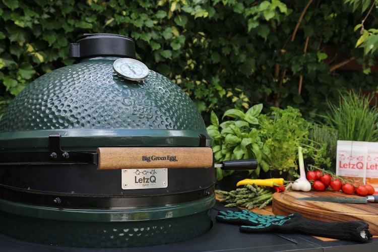 Big Green Egg Modulare Außenküche XLARGE mit Erweiterungstisch / Gitter