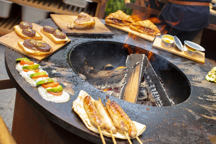 OFYR Plancha Grill Classic Storage Corten 100