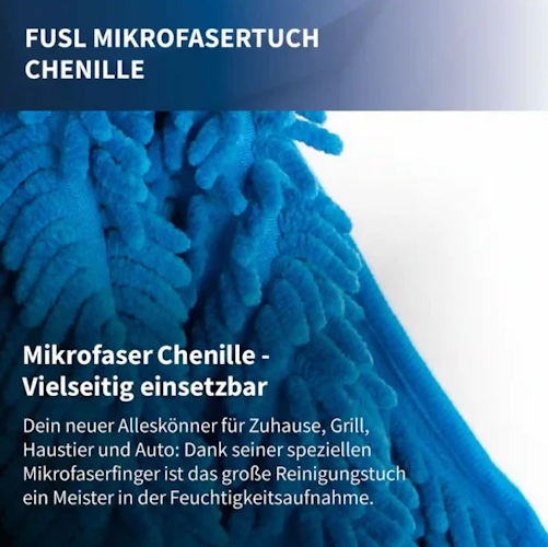 McBrikett Mikrofasertuch Chenille 60 x 40 - Gewicht 1300 gr/qm