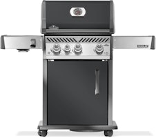 NAPOLEON Gasgrill Rogue Pro 425, SIZZLE ZONE Seitenbrenner, Charcoal Grau