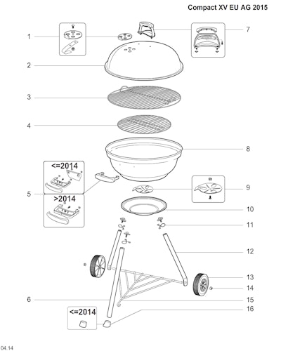 Weber Compact Kettle 47cm (2006) (Germany/Austria)