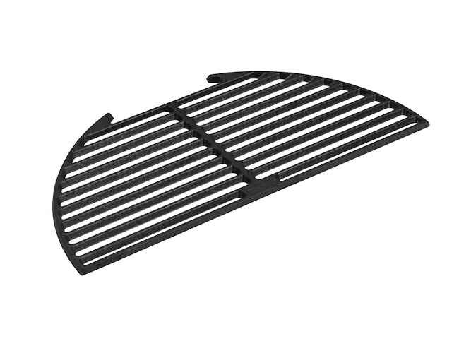 Big Green Egg Grillrost Gusseisen Halbrund für MEDIUM