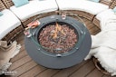 Vorschaubild Gardenforma Gas Feuerstelle Lunar in dunkler Betonoptik