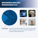 Vorschaubild McBrikett Mikrofasertuch Chenille 60 x 40 - Gewicht 1300 gr/qm