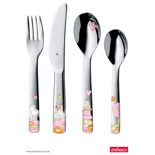 WMF Kinderbesteck-Set Prinzessin Anneli, 4-teilig