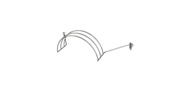 Yakiniku Zubehör-Halter für Gestell für 16/19" LargeZubehörbild