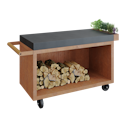 Vorschaubild OFYR Mise en Place Table Corten 135 PRO Keramik Dunkelgrau