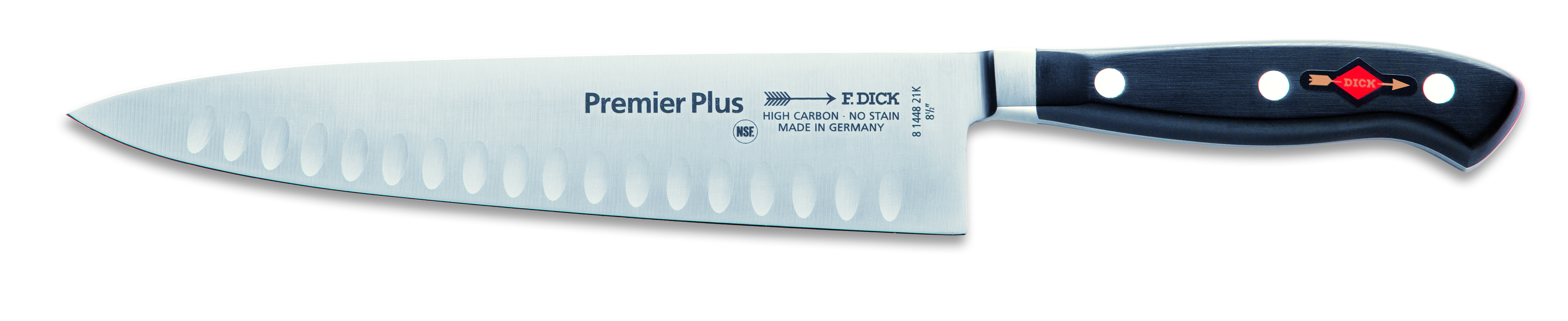 DICK Kochmesser mit Kullenschliff PREMIER PLUS 21 cm
