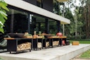 Vorschaubild OFYR Plancha Grill Island Black 100 PRO Teakholz