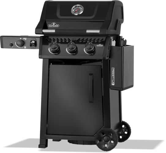 Napoleon Freestyle PRO 365, 3 Hauptbrenner, SIZZLE ZONE Seitenbrenner und Tür, Schwarz
