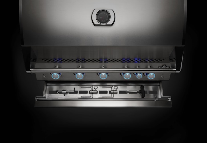 NAPOLEON Einbau-Gasgrill 700-Series 44", Edelstahl inkl. Drehspieß - Restposten