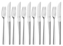 Vorschaubild WMF Dessert-/ Frühstücksbesteck-Set 12-teilig Corvo Cromargan protect®