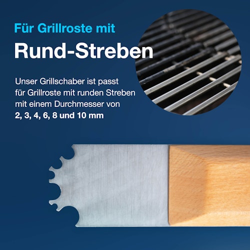 McBrikett FUSL Grillrost Schaber