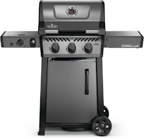 NAPOLEON Gasgrill FREESTYLE 365, 3 Hauptbrenner, SIZZLE ZONE Seitenbrenner und Tür, Graphit - Modell 2024