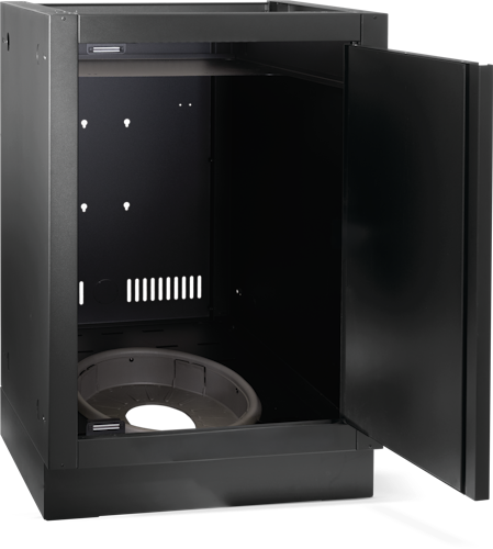 Napoleon Outdoorküche OASIS Gasflaschenschrank für BI10/BIB10 Einbau Seitenbrenner, mattschwarz