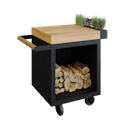 Vorschaubild OFYR Mise en Place Table Black 65 PRO Teakholz