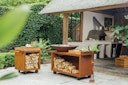 Vorschaubild OFYR Plancha Grill Island Corten 100 PRO Teakholz