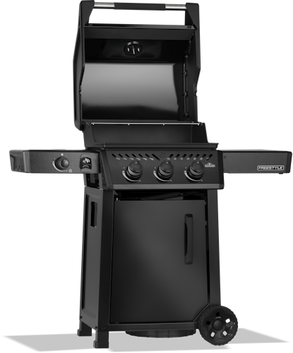 Napoleon Freestyle 365, 3 Hauptbrenner, Seitenbrenner und Tür, Schwarz