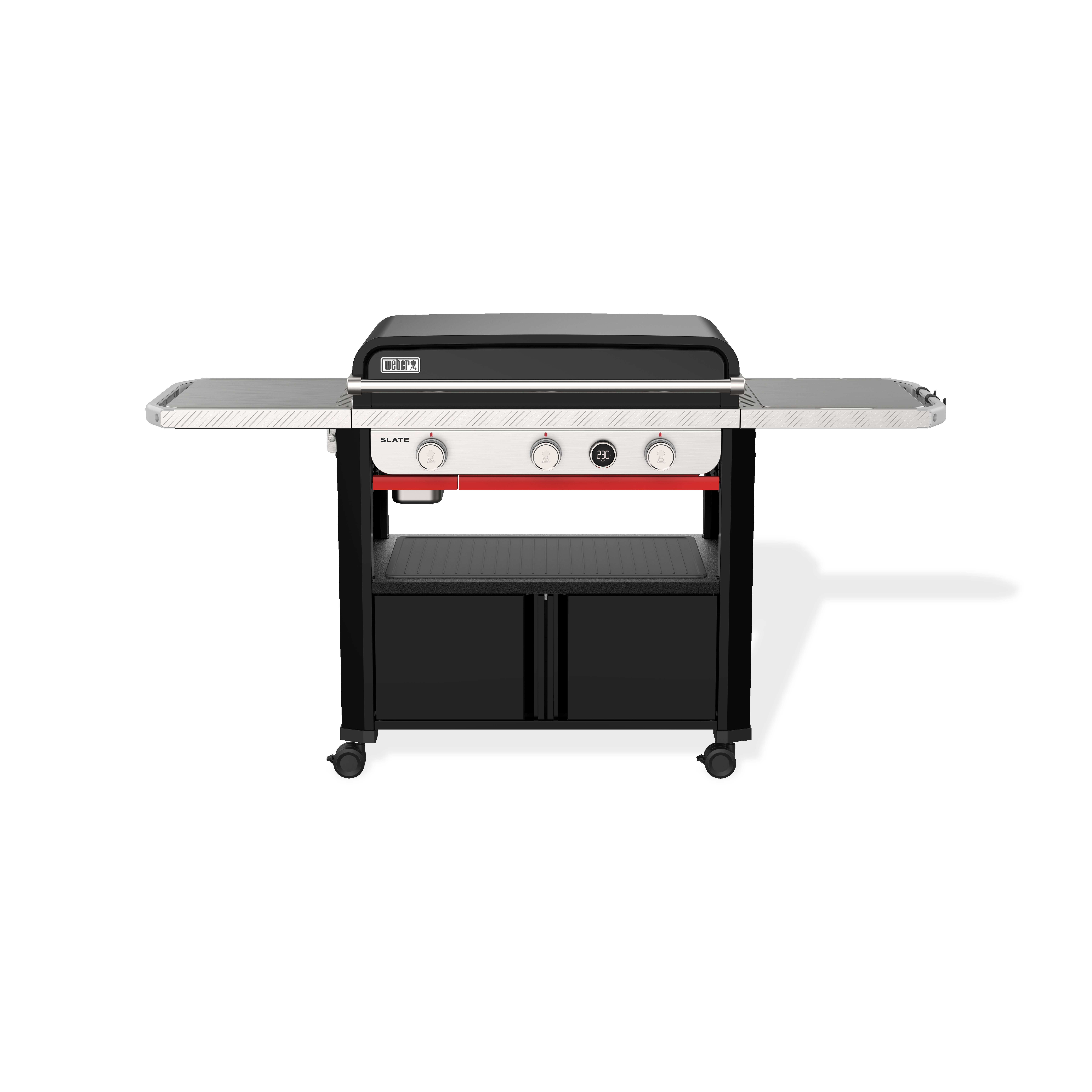 Weber Gasgrill SLATE GPD76 Premium Griddle Black