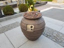 Vorschaubild Gardenforma Gas Feuerstelle Katla, Keramik Antik braun, Faserbeton