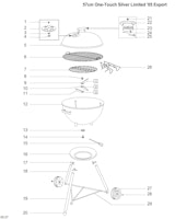 Weber One-Touch Silver 57cm Mica Blk Limited (2005) (Germany)