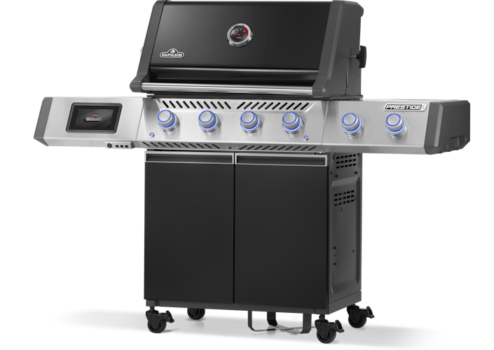 Napoleon Prestige PRO 500, Connected, Schwarz, inkl. Drehspieß