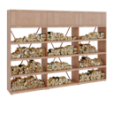 Vorschaubild OFYR Holzregal Wood Storage Corten 300